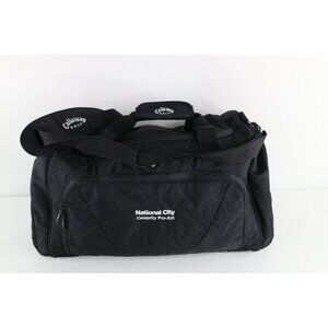 Callaway Golf National City Celebrity Pro Am Spell Out Golfing Duffel Bag Black